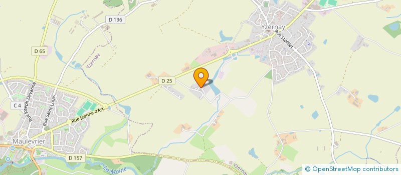 localisation de l'entreprise CECOMA  YZERNAY