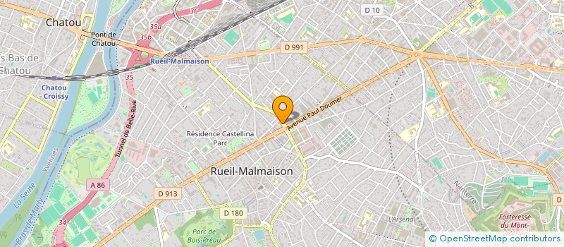 localisation de l'entreprise CECOMAAF à RUEIL-MALMAISON