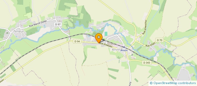 localisation de l'entreprise CECOOL - CENTRE EXPERIMENTAL DE COOPERATION LOCALE  ANVIN