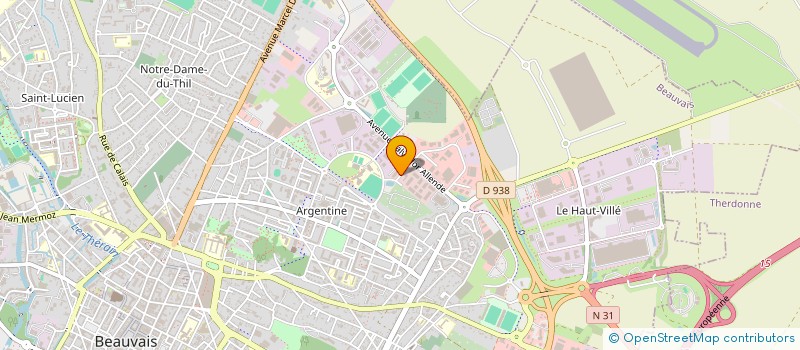 localisation de l'entreprise CECOS à BEAUVAIS