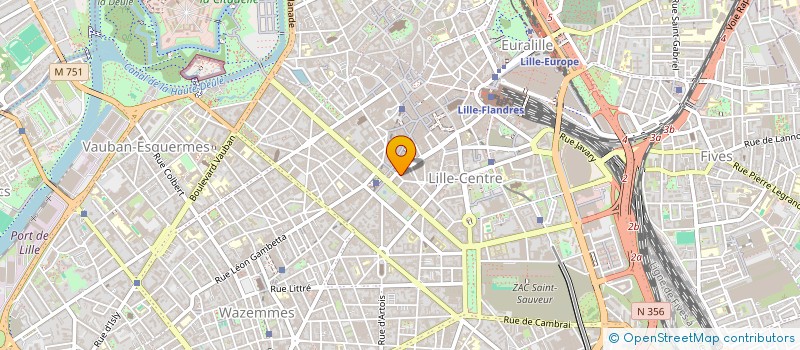 localisation de l'entreprise CECOSA à LILLE