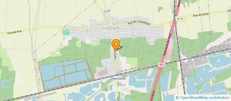 localisation de l'entreprise CECOYA  CHEVRIERES