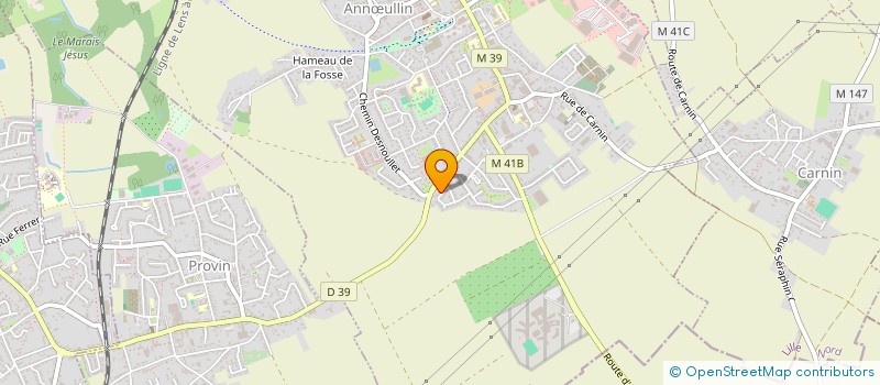 localisation de l'entreprise CECYDIM  ANNULLIN