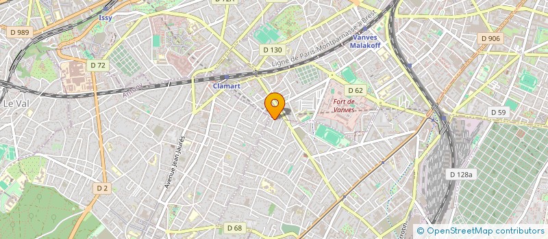 localisation de l'entreprise CED  CHATILLON