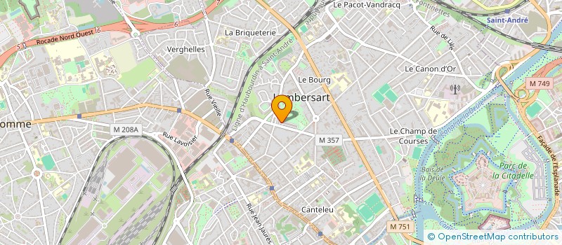 localisation de l'entreprise CED à LAMBERSART