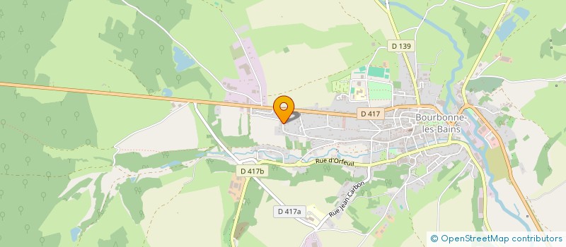 localisation de l'entreprise CED à BOURBONNE-LES-BAINS