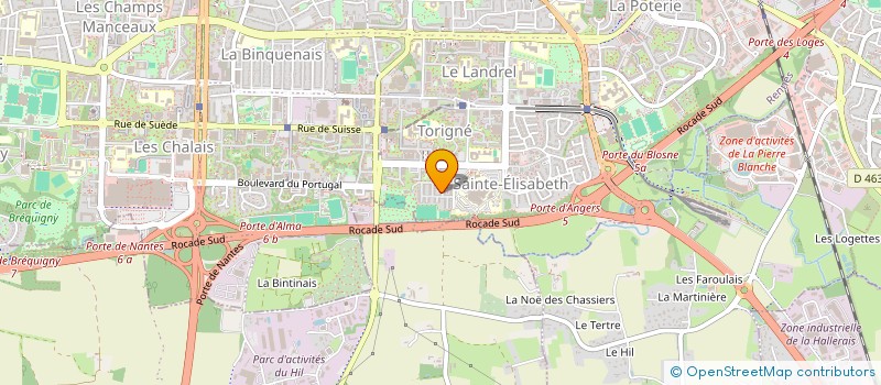 localisation de l'entreprise CED'ARZH à RENNES