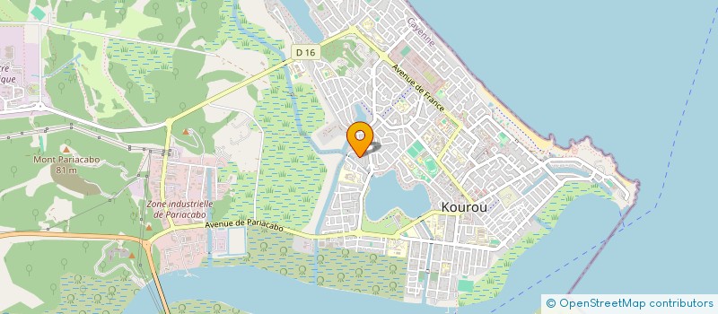 localisation de l'entreprise CED'DU PROPRE  KOUROU