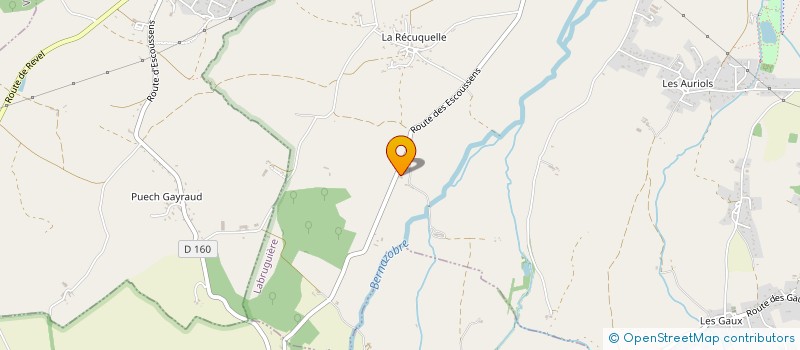 localisation de l'entreprise CED ELEC à LABRUGUIERE