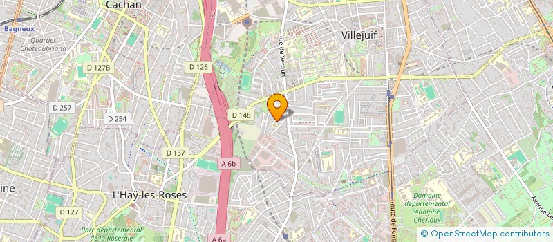 localisation de l'entreprise CED-IMMO à VILLEJUIF