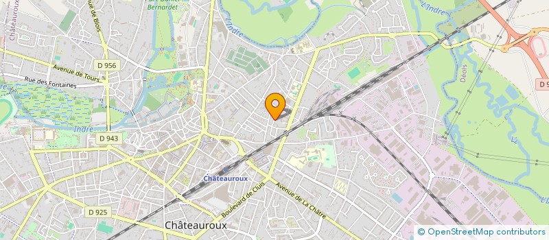 localisation de l'entreprise CED L à CHATEAUROUX
