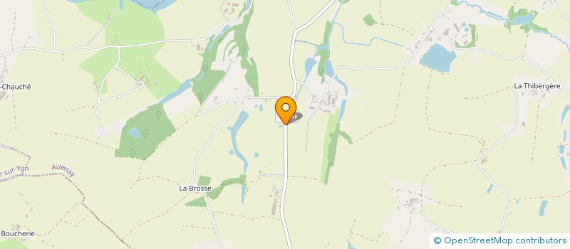 localisation de l'entreprise CED' LARES IMMO  AIZENAY