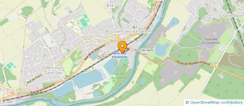 localisation de l'entreprise CED N'CO IMPRESSION à ST LEU D ESSERENT