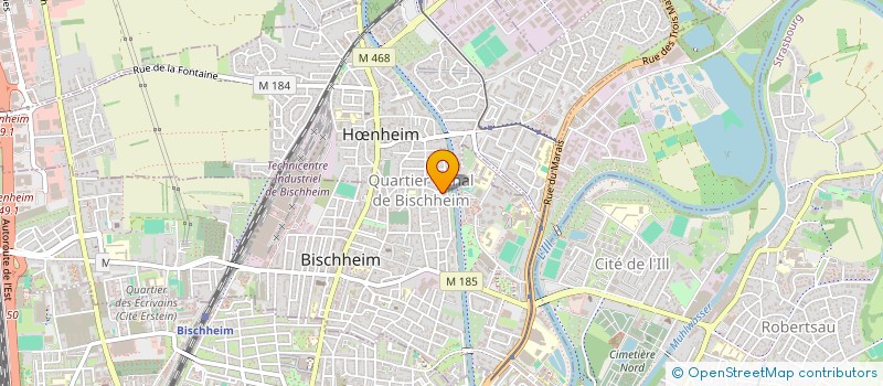 localisation de l'entreprise CED PATRIMOINE  BISCHHEIM