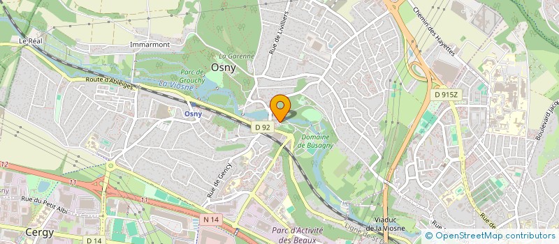 localisation de l'entreprise CED TEAM MAR HOUSE  OSNY