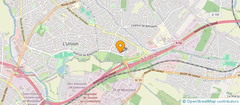 localisation de l'entreprise CEDA à L'UNION