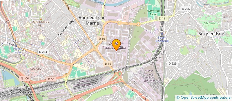 localisation de l'entreprise CEDA à BONNEUIL-SUR-MARNE