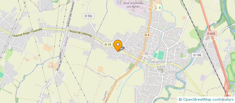 localisation de l'entreprise CEDA INVEST à LABARTHE-SUR-LEZE