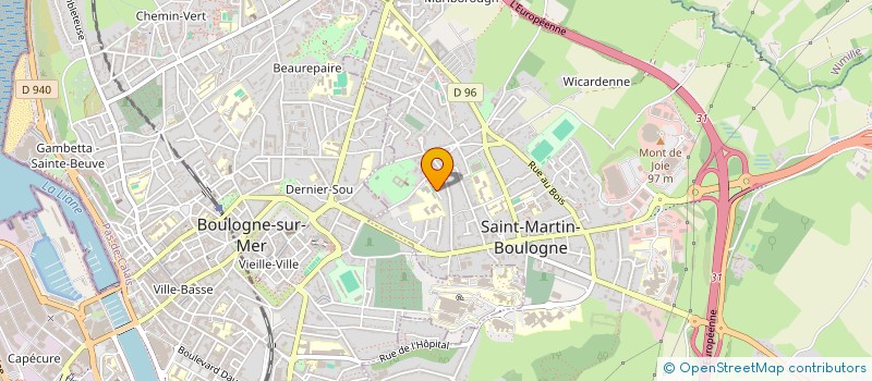 localisation de l'entreprise CEDACOM à SAINT-MARTIN-BOULOGNE