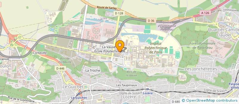 localisation de l'entreprise CEDAFIS CONSULTING à PALAISEAU
