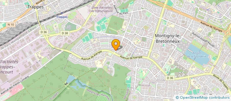 localisation de l'entreprise CEDAM à MONTIGNY-LE-BRETONNEUX