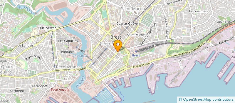 localisation de l'entreprise CEDAM IMMO à BREST