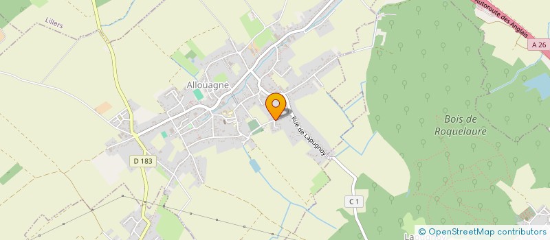 localisation de l'entreprise CEDANE  ALLOUAGNE