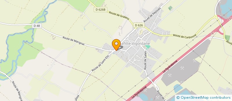 localisation de l'entreprise CEDANES  LAFITTE-VIGORDANE