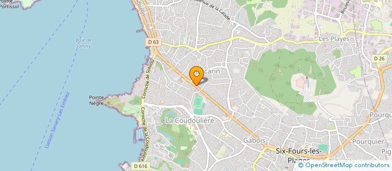 localisation de l'entreprise CEDANY à SIX-FOURS-LES-PLAGES