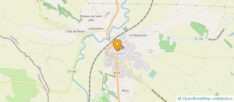 localisation de l'entreprise CEDAR  ASTAFFORT