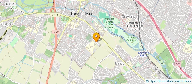 localisation de l'entreprise CEDAR HOLDING à LONGJUMEAU