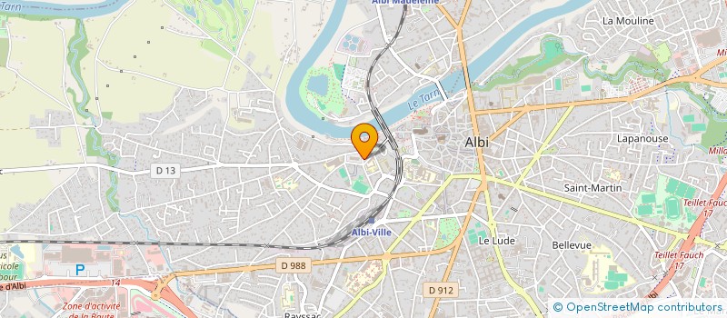 localisation de l'entreprise CEDARS à ALBI