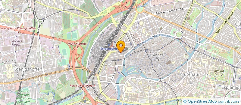 localisation de l'entreprise CEDARS TRADE à STRASBOURG