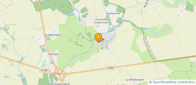 localisation de l'entreprise CEDDE  LE GIVRE