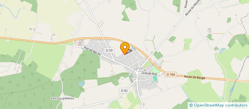 localisation de l'entreprise CEDEA  JARZE VILLAGES