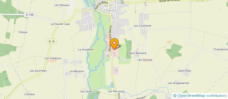 localisation de l'entreprise CEDEC 13 à CHARNY OREE DE PUISAYE