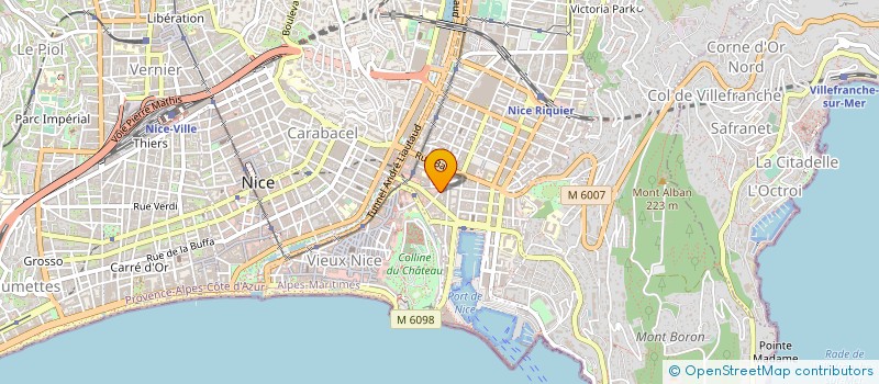 localisation de l'entreprise CEDEF à NICE
