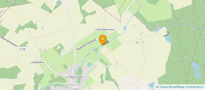 localisation de l'entreprise CEDEJAPRIS  VALLIERES-LES-GRANDES