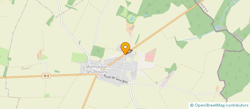 localisation de l'entreprise CEDEL FRANCE LOCATION à MONTCEAUX-LES-PROVINS