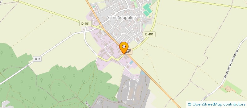 localisation de l'entreprise CEDELEC à SAINT-SOUPPLETS