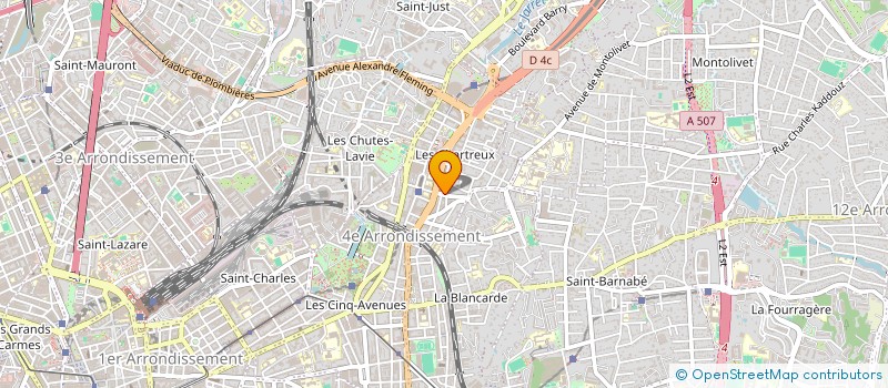 localisation de l'entreprise CEDELEC à MARSEILLE