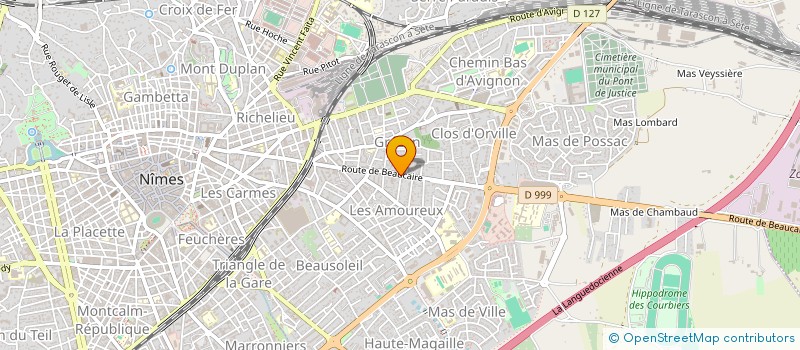 localisation de l'entreprise CEDELEC à NIMES