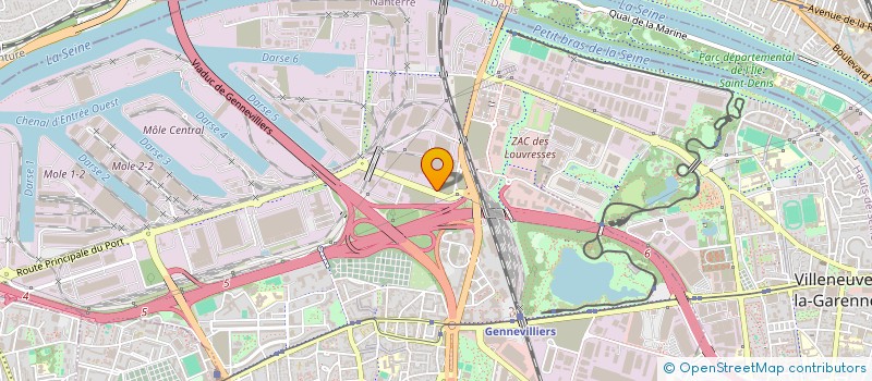 localisation de l'entreprise CEDELECT à GENNEVILLIERS