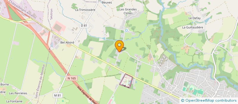 localisation de l'entreprise CEDELEM  SAUTRON