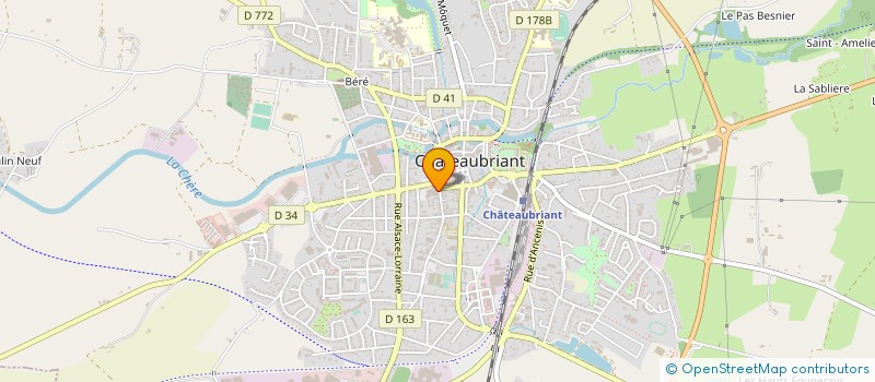 localisation de l'entreprise CEDELLE MULTISERVICES  CHATEAUBRIANT