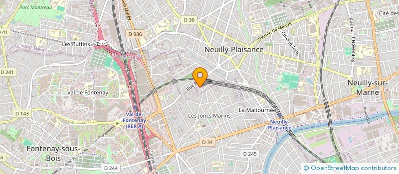 localisation de l'entreprise CEDEM  NEUILLY-PLAISANCE