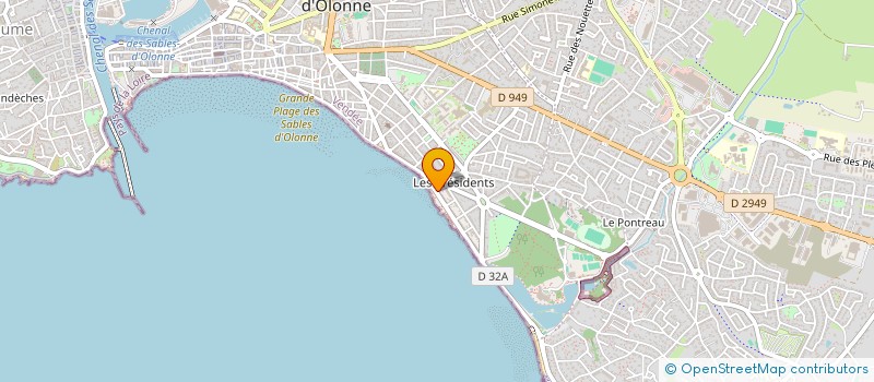 localisation de l'entreprise CEDEMAC à LES SABLES D'OLONNE