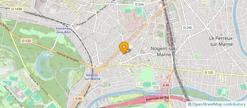 localisation de l'entreprise CEDEN26 à NOGENT-SUR-MARNE