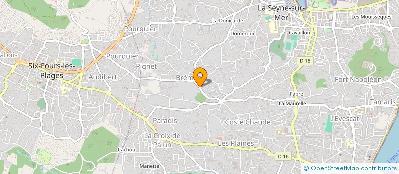 localisation de l'entreprise CEDENA à LA SEYNE-SUR-MER