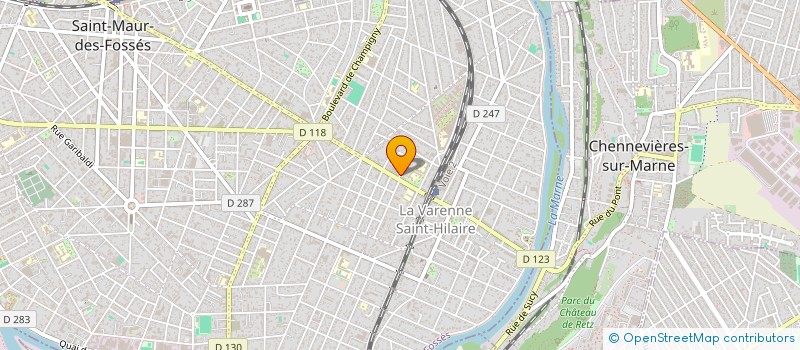 localisation de l'entreprise CEDEPHARM à SAINT-MAUR-DES-FOSSES